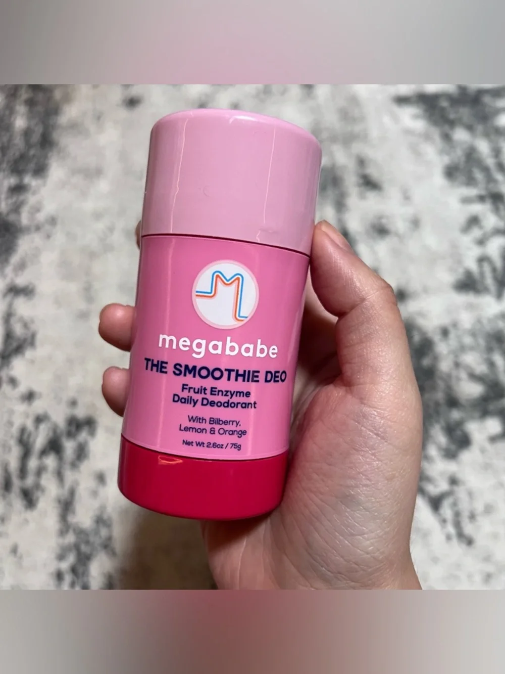 Megababe The Smoothie Deo Fruit Enzyme Daily Deodorant 2.6 oz NEW